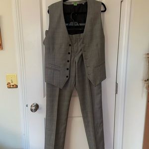 Mens EXPRESS (photographer pant & vest suit; size M 32x32